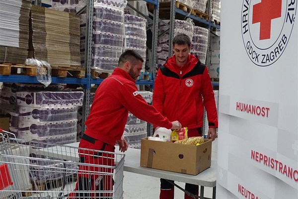 Crveni križ Zagreb otvorio Banku hrane i Logistički centar za krizne situacije 